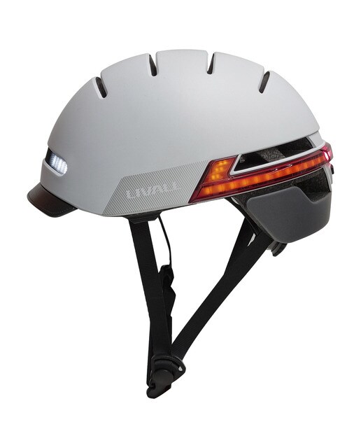 Casco inteligente Livall BH51M Neo, SOS, Luz de freno, Intermitentes, Altavoces, Talla M (54-58 cm) Gris Gris-2