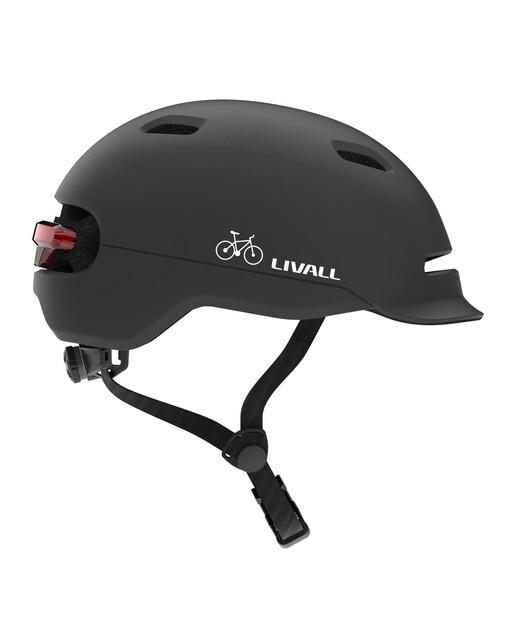 Casco inteligente Livall C20, SOS, Luz de freno, luz trasera, Talla L (57-61 cm) Negro Negro-2