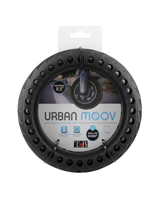Neumático para scooter TNB 8,5" antipinchazos - Negro Negro-2