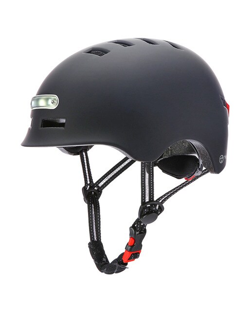 Imagem 0 de Capacete Youin com LED Frontal e Traseiro (tamanho L) - Preto