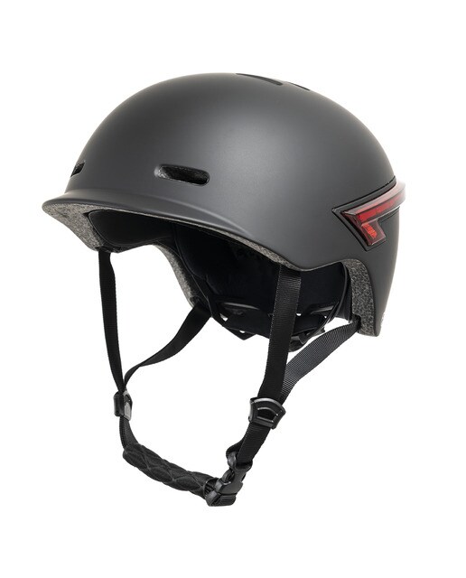 Capacete Youin com LED Traseiro e Controlo Remoto Bluetooth (tamanho L) - Preto Preto-2