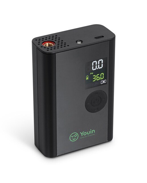 Compressor de Ar Elétrico Portátil Youin Preto-2