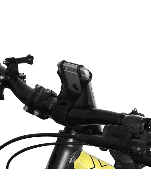 Pack 3 en 1 T'nB UrbanMoov con soporte de smartphone, antirrobo y 2 reflectantes Negro-3