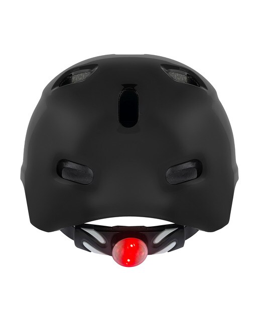 Casco REEBOK City Negro luz LED trasera