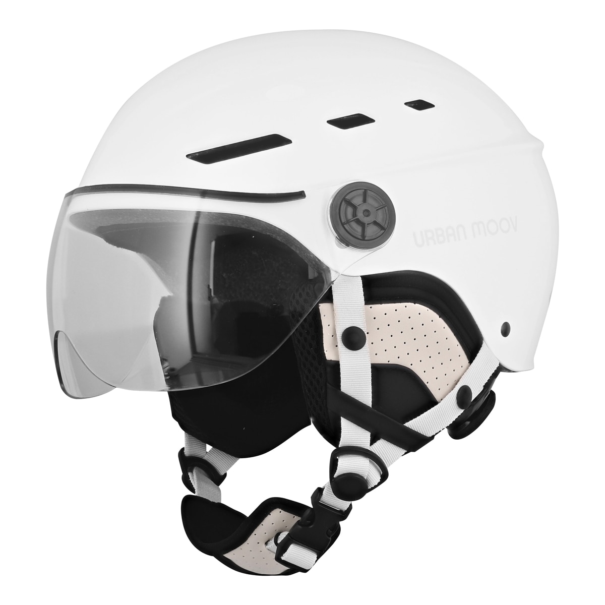 Imagen 0 de Casco protector T'nB Urban Moov con visera y orejeras desmontables Talla M-L-XL