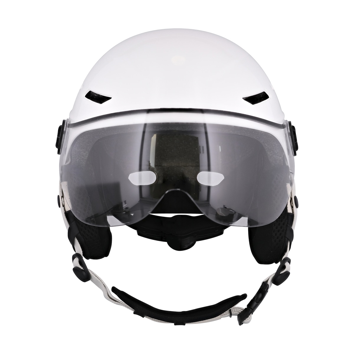 Casco protector T'nB Urban Moov con visera y orejeras desmontables Talla M-L-XL Blanco-2