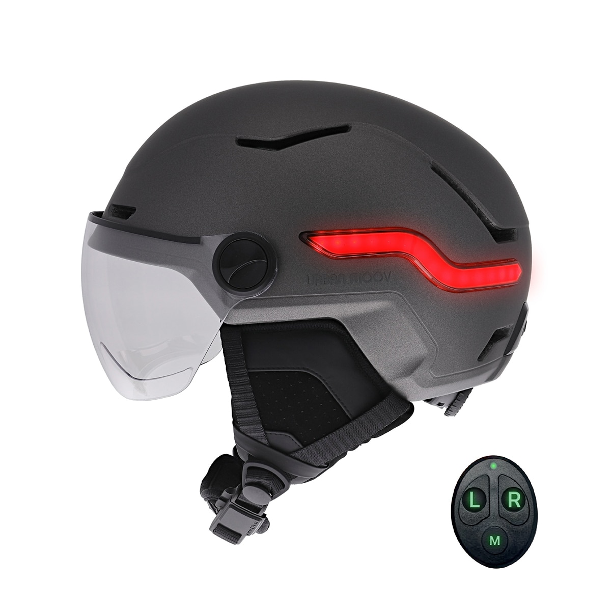 Casco led T'nB Urban Moov con luz de freno 2