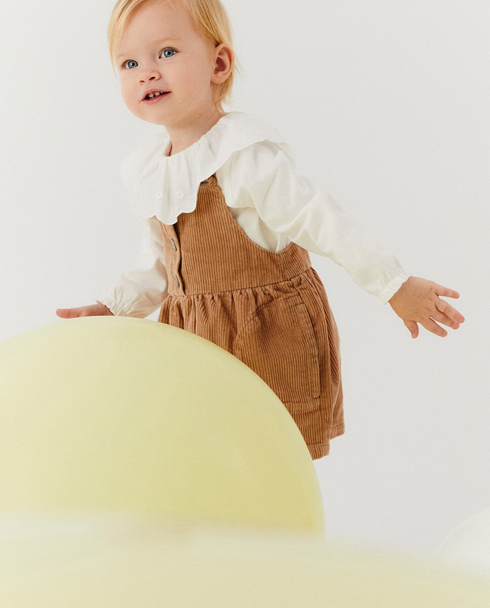 T-shirt com Falso Liso Branco-3