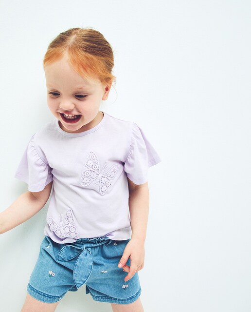 Imagen 0 de Camiseta parches mariposa