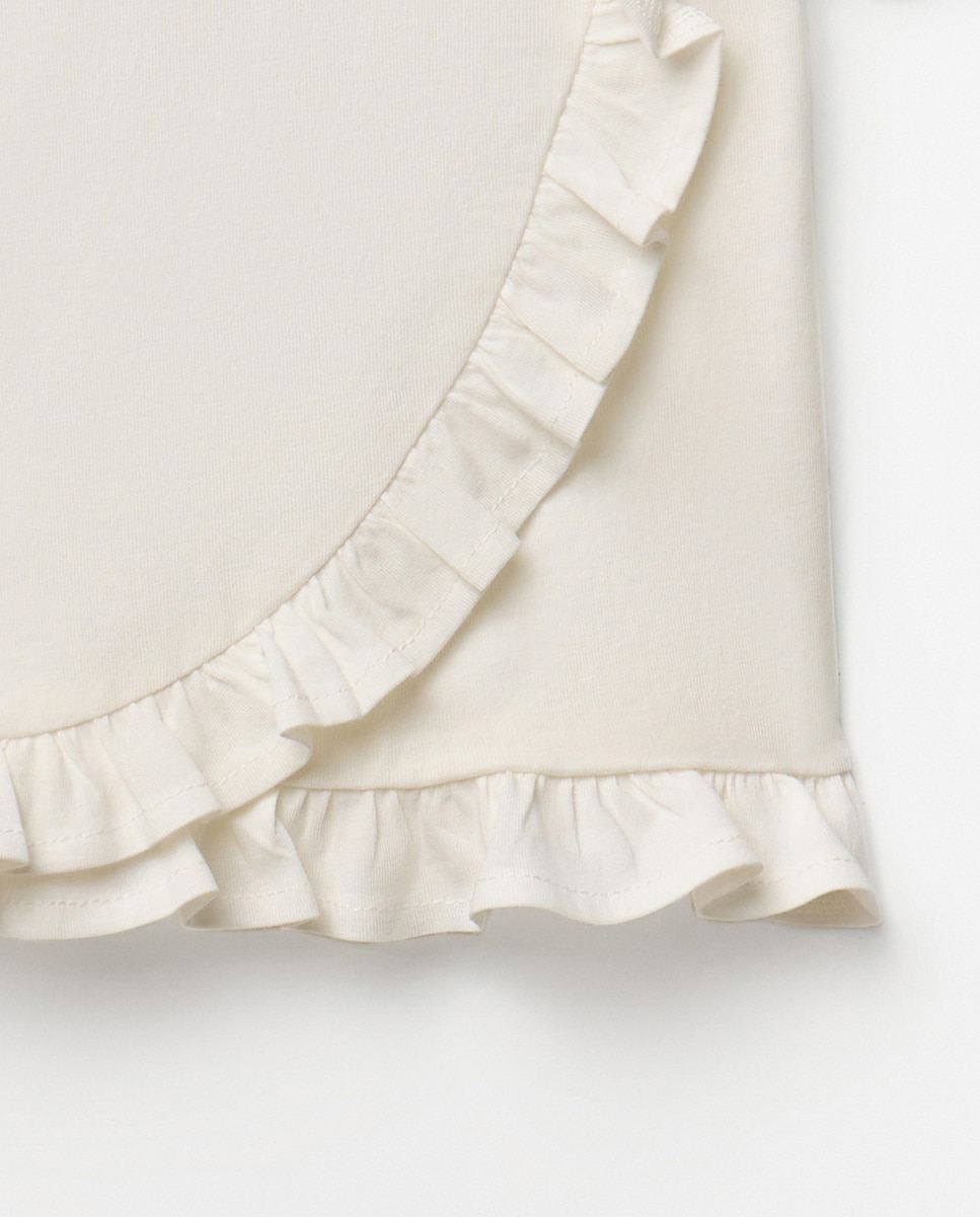 T-shirt com Estrela-do-Mar Branco-marfim-4