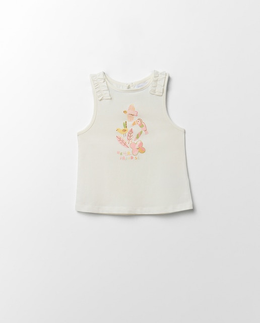 Imagen 0 de Camiseta tirantes caracol