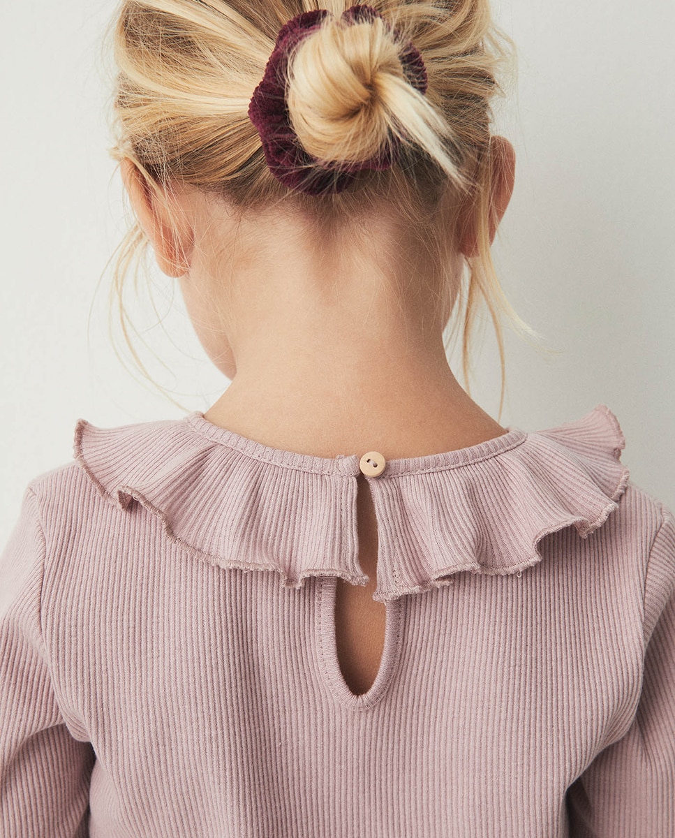 Camiseta basic rib - Sfera - 284 Lila 284 Lila-3