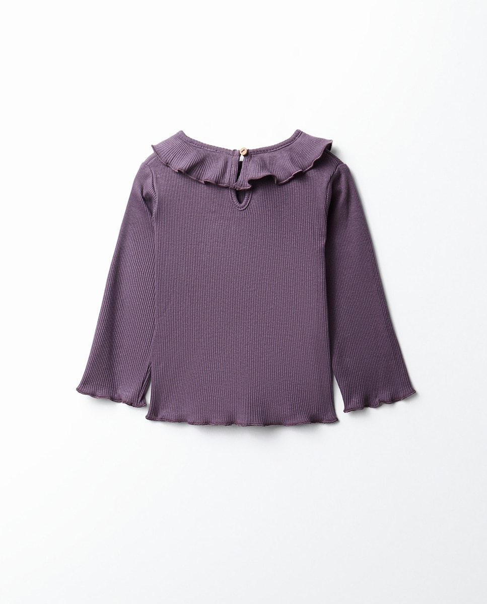 T-shirt Basic Canelada Ameixa-3