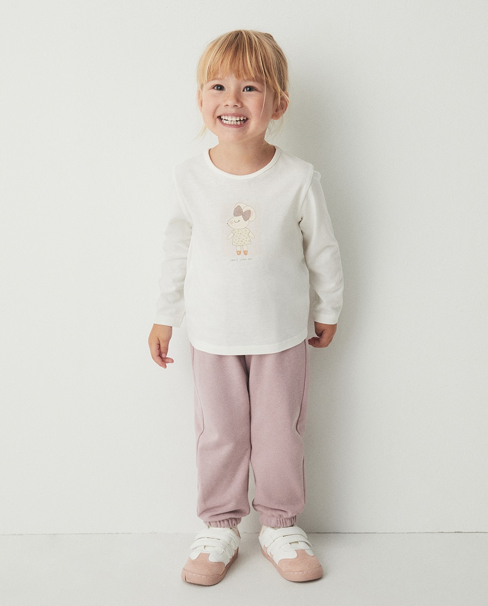 Camiseta basic ratona - Sfera - Blanco Blanco-2