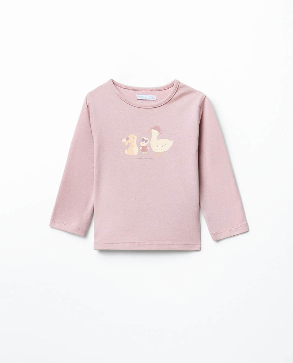Imagem 0 de T-shirt Basic com Animais