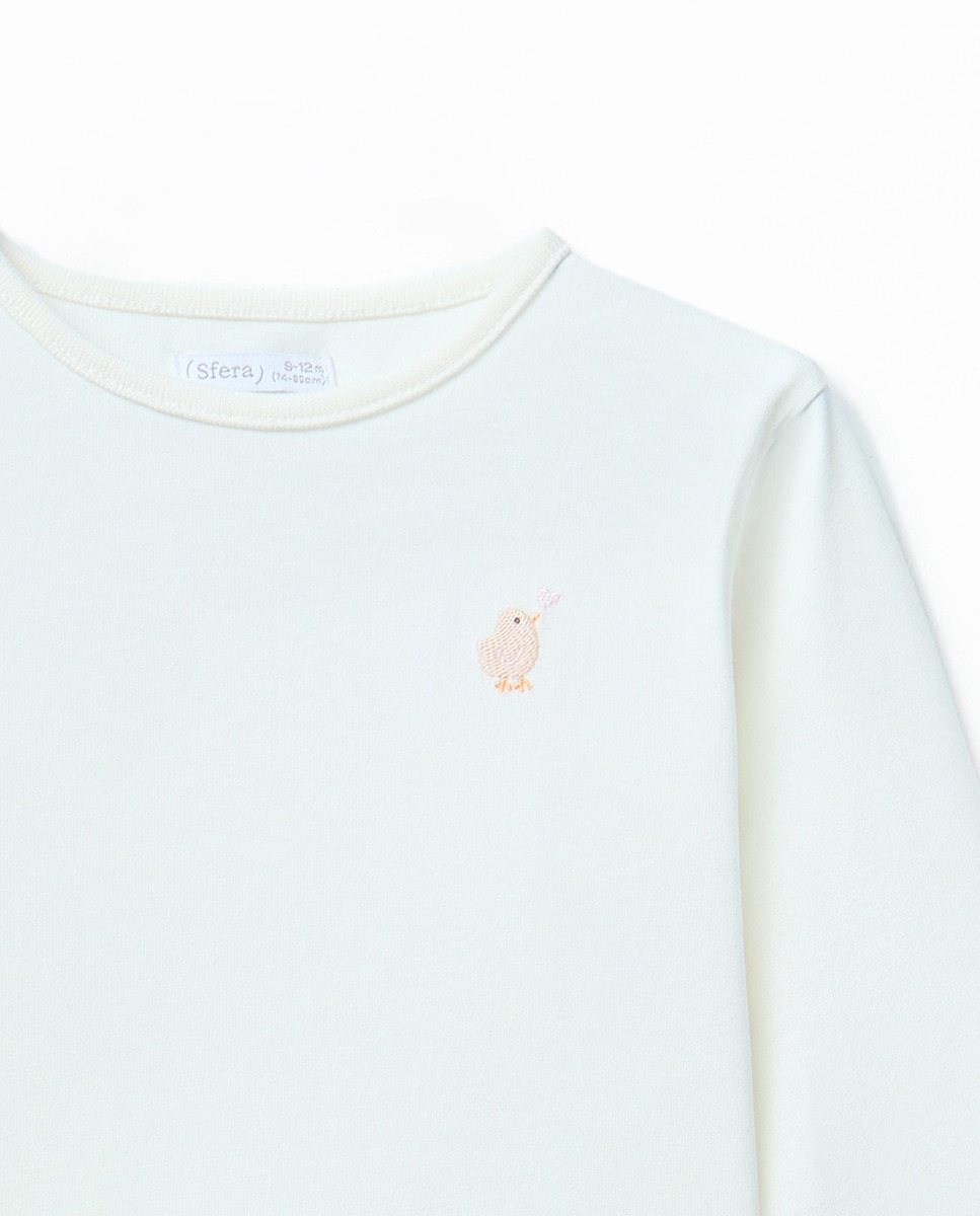 T-shirt Basic Lisa Sfera Branco-2