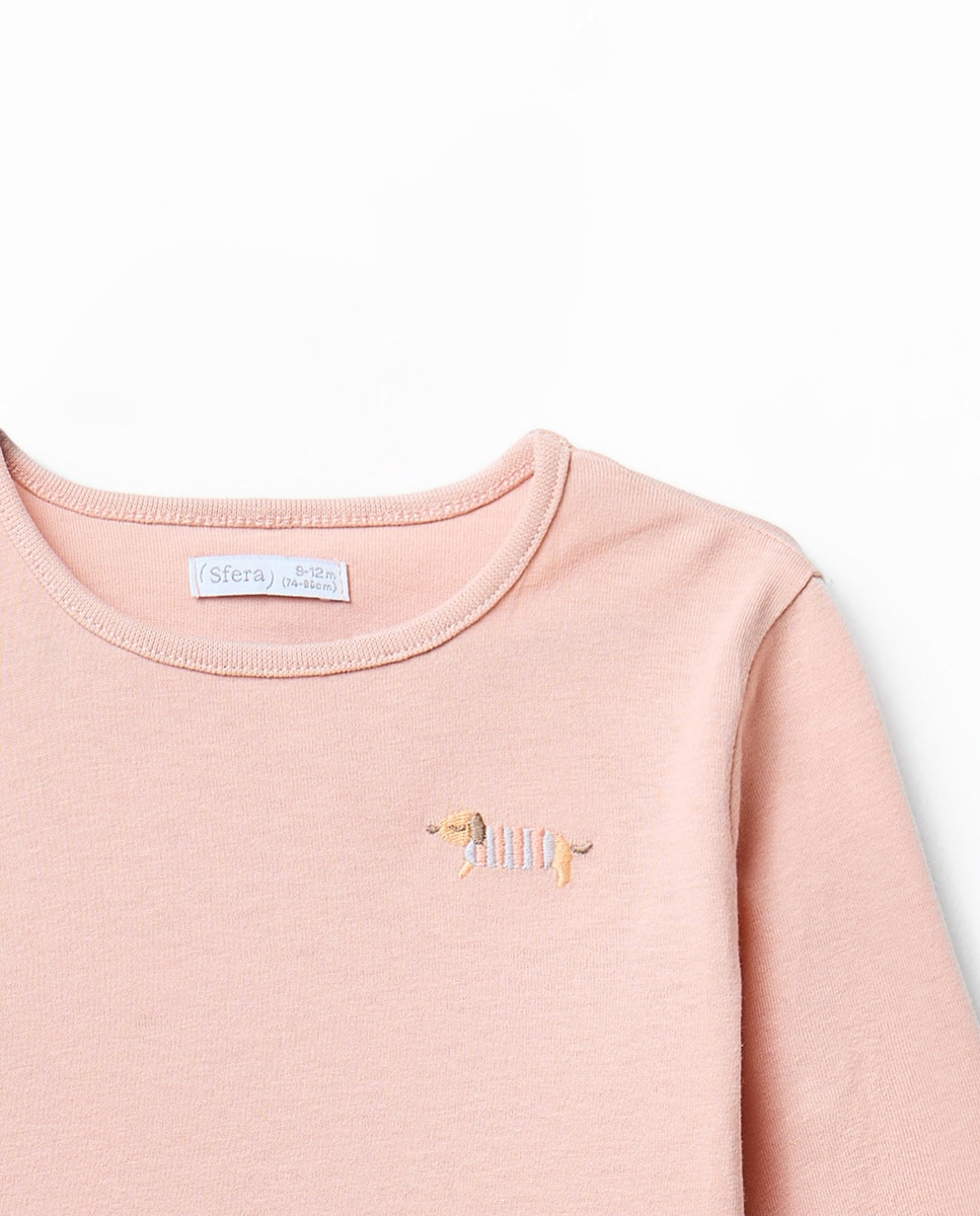 T-shirt Basic Lisa Sfera Rosa-claro-2