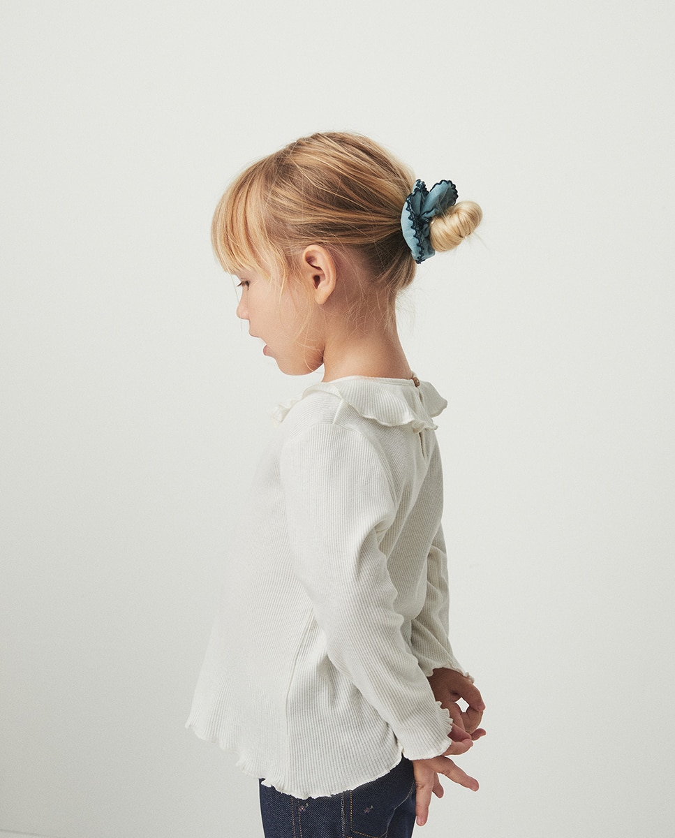 Camiseta basic rib - Sfera - Blanco Blanco-2