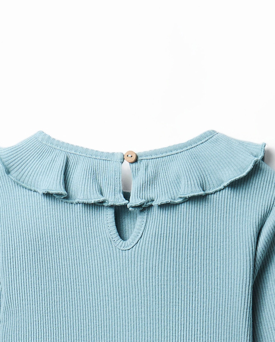 T-shirt Basic Canelada Sfera 410 Azul Claro-2