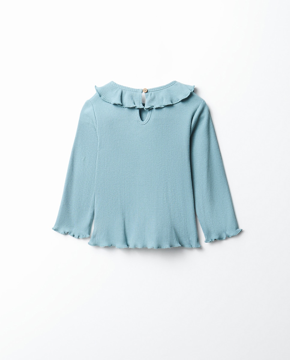 T-shirt Basic Canelada Sfera 410 Azul Claro-3