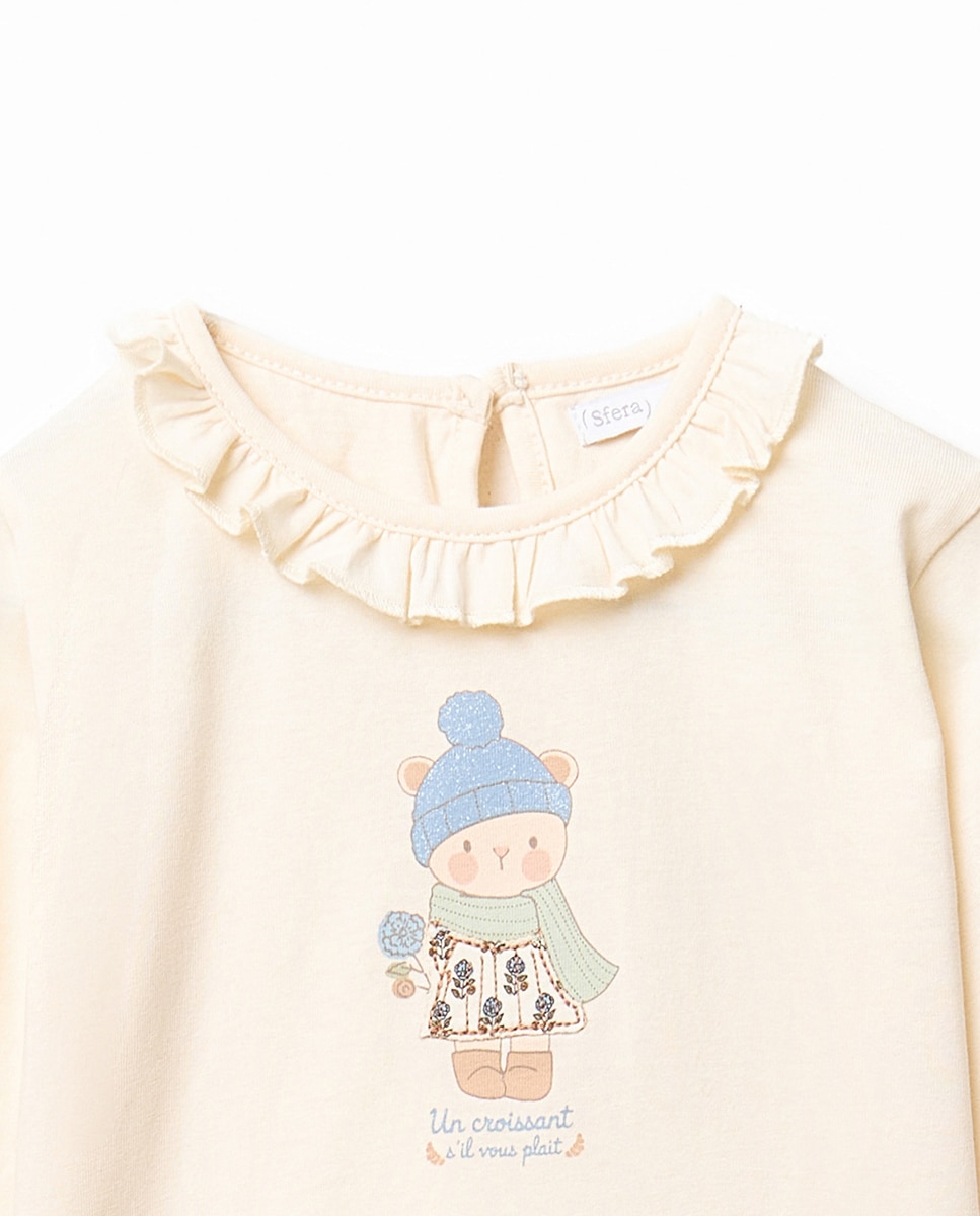 Camiseta osita patch - Sfera - 120 Crudo 120 Crudo-2
