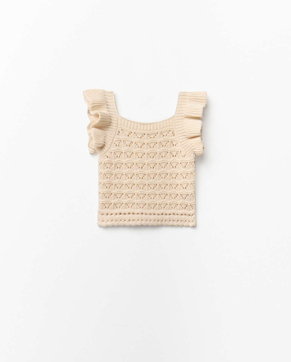 Imagem 0 de Top de Tricot com Fantasia