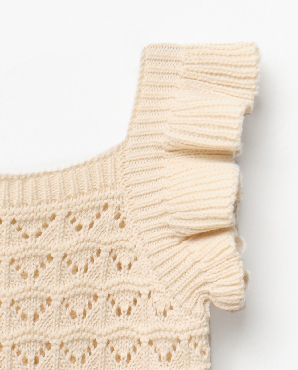 Top de Tricot com Fantasia Sfera Cru-2