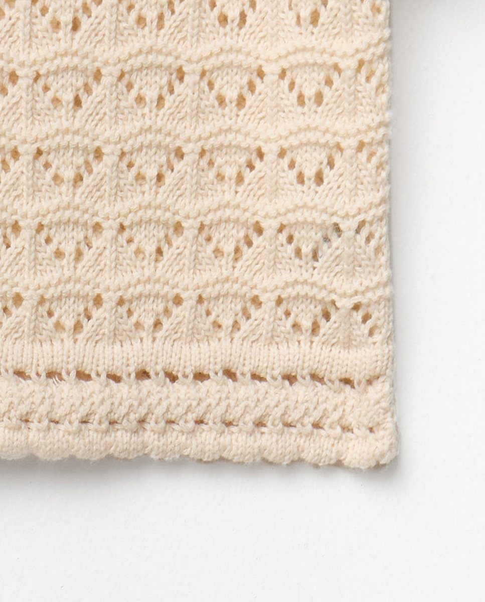 Top de Tricot com Fantasia Sfera Cru-3