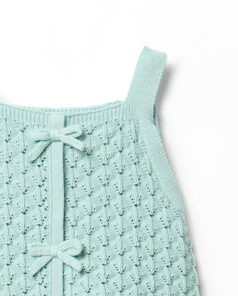 Top de Tricot com Fantasia Sfera Turquesa-2