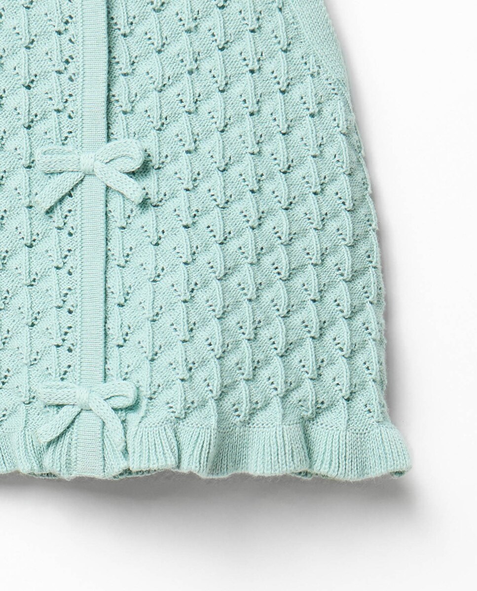 Top de Tricot com Fantasia Sfera Turquesa-3