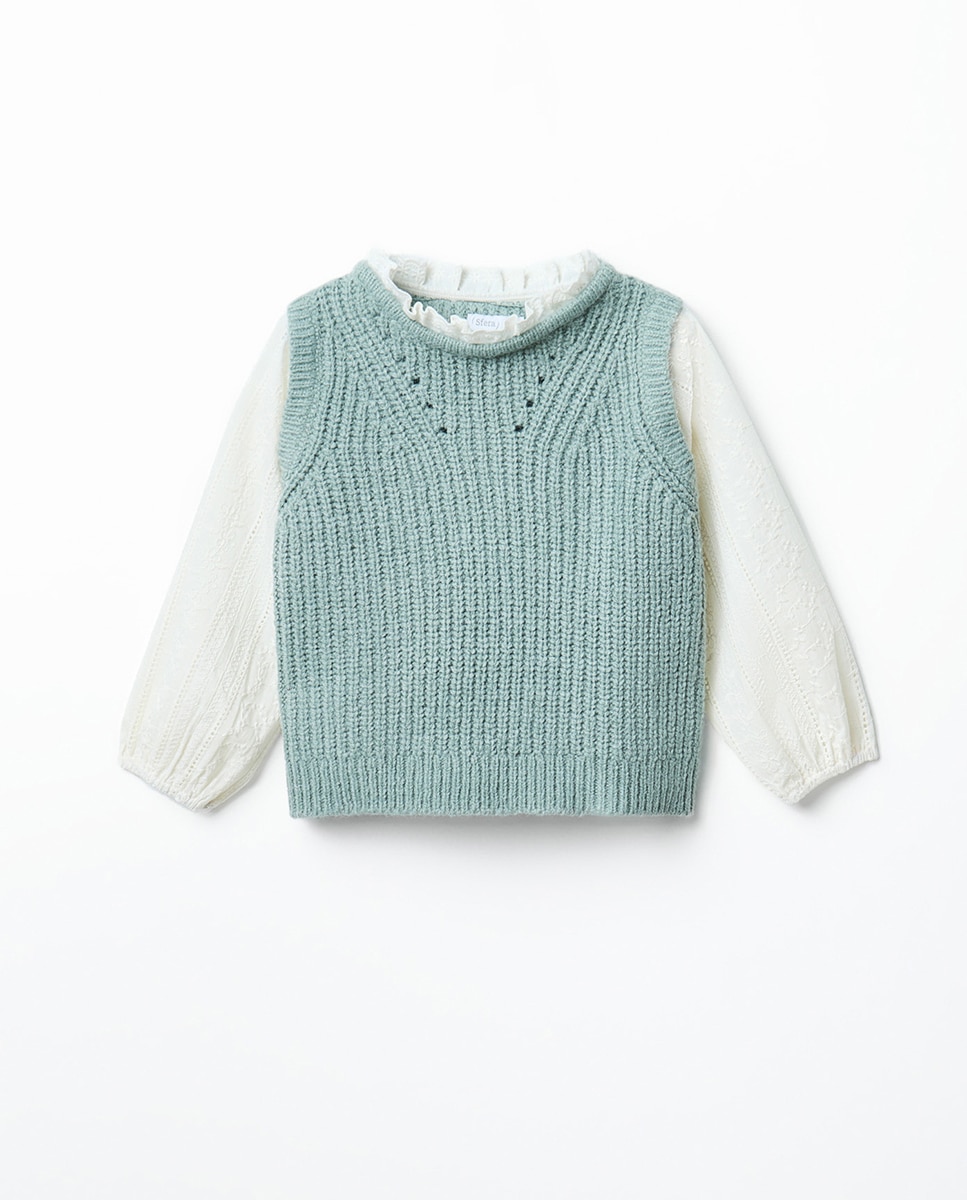 Imagem 0 de Colete de Tricot Combinado
