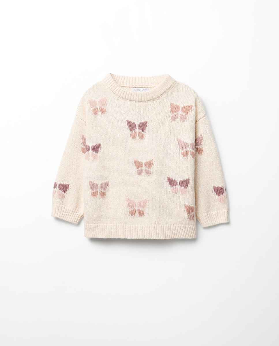 Imagen 0 de Jersey intarsia mariposas