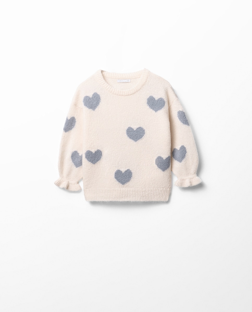 Jersey básico bouclet intarsia - Sfera - 120 Crudo 120 Crudo-1