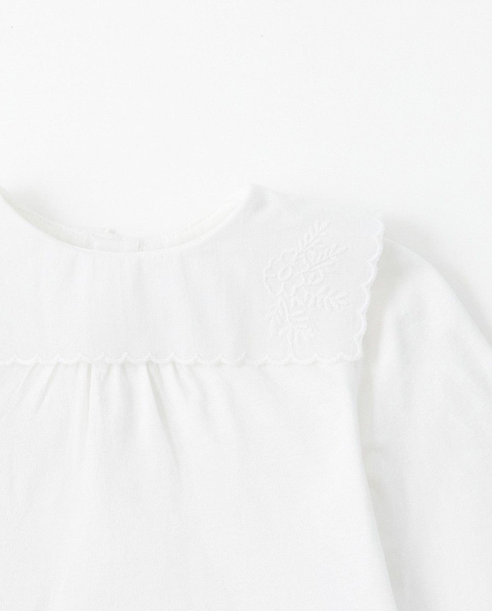 T-shirt Bordada Sfera Branco-2