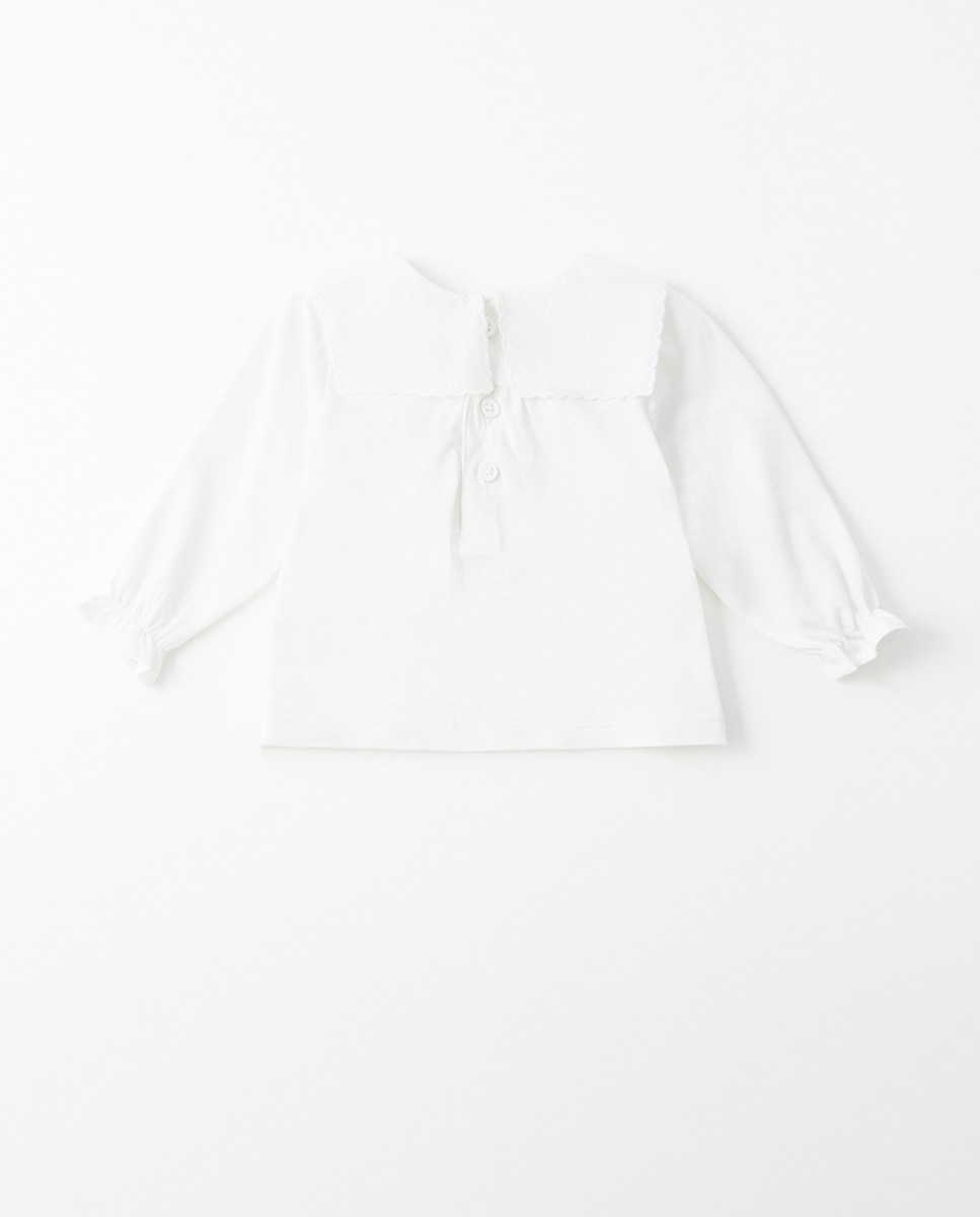 T-shirt Bordada Sfera Branco-4