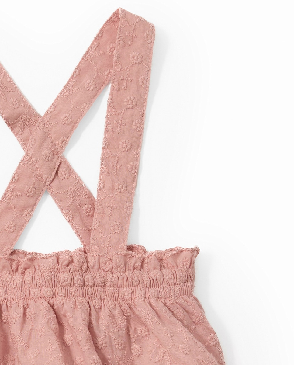 Jardineiras Bordadas Rosa-2