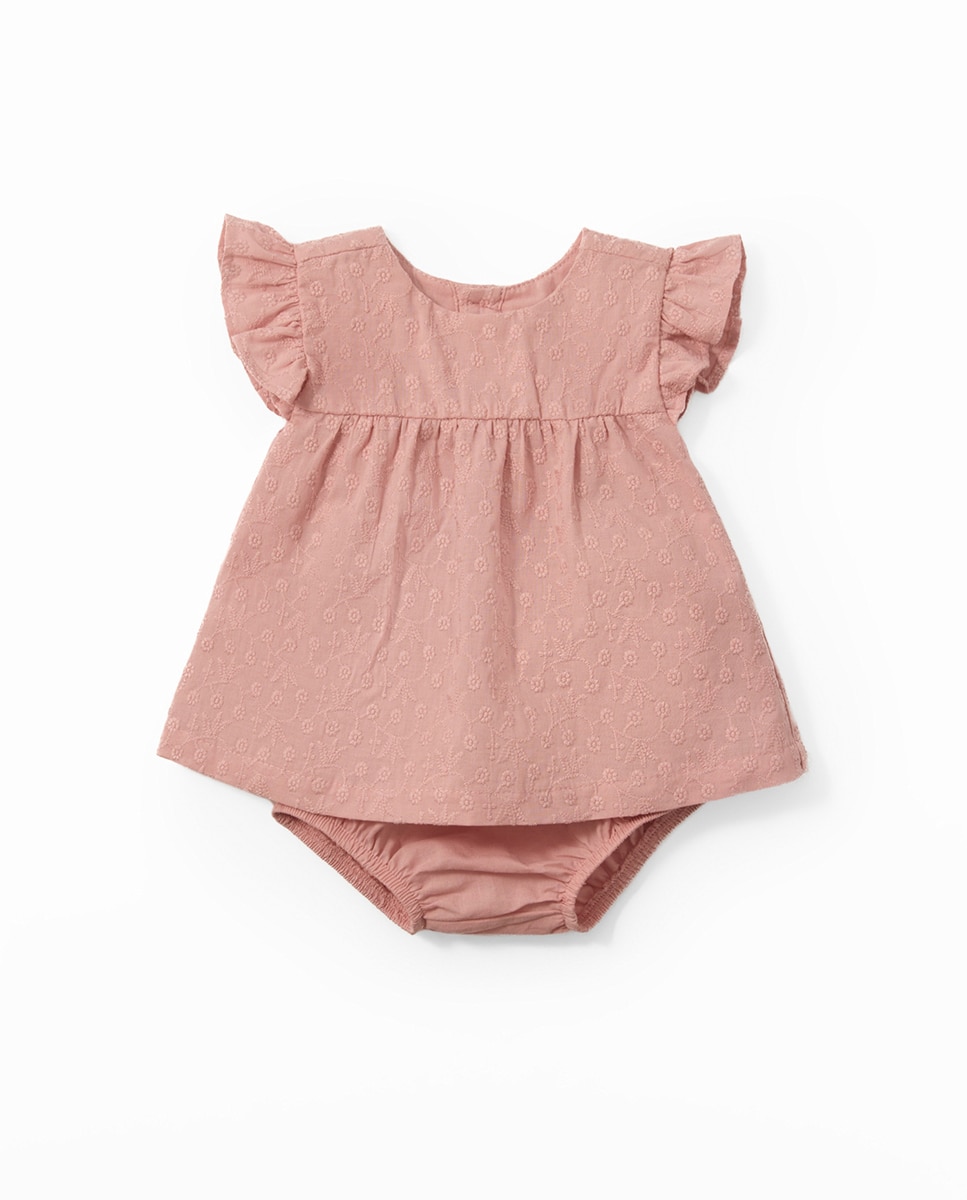 Blusa de Conjunto com Ilhós Rosa-1