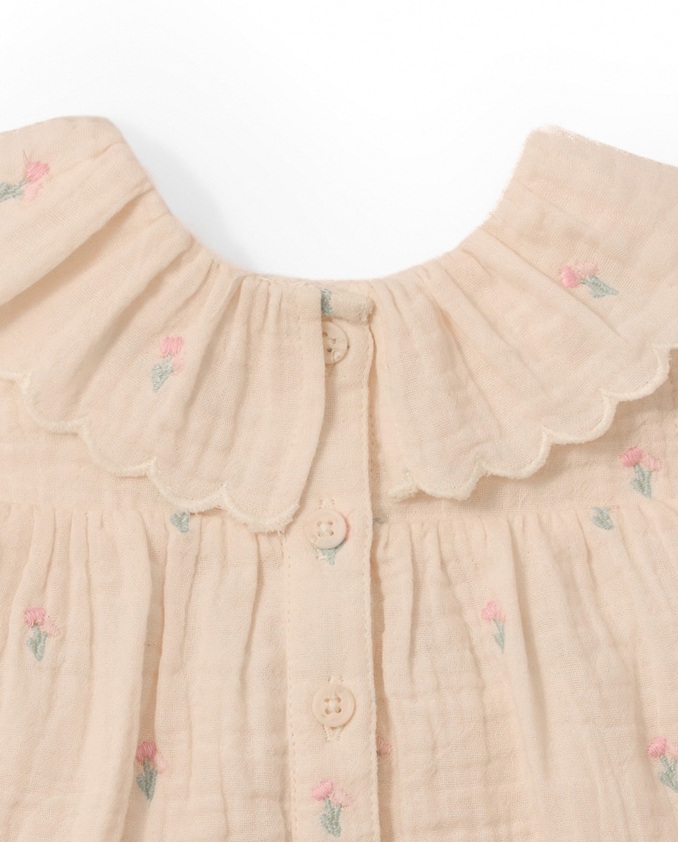 Blusa de Conjunto Ondulada Rosa-5