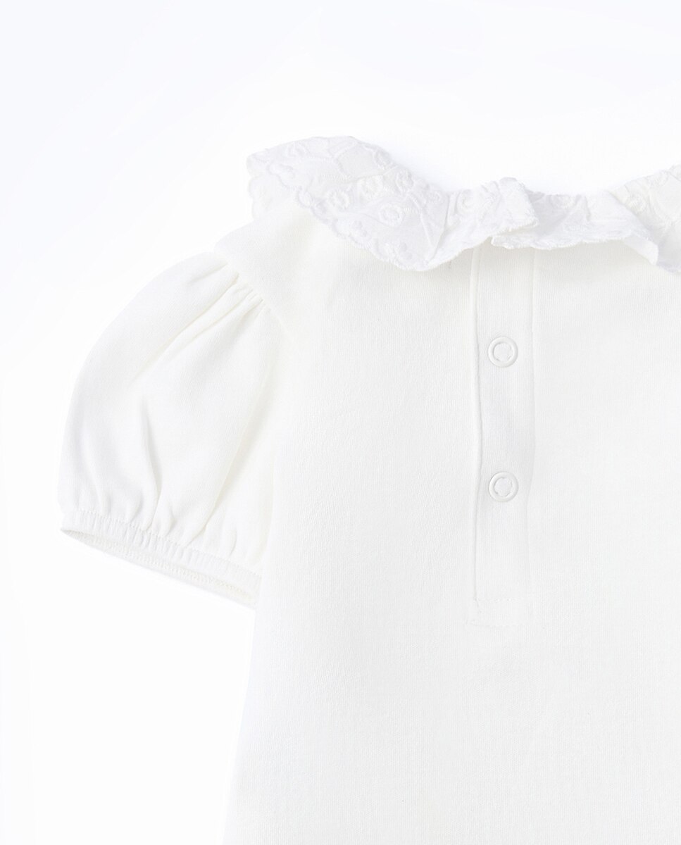 Body com Gola Bordada Sfera Branco-5