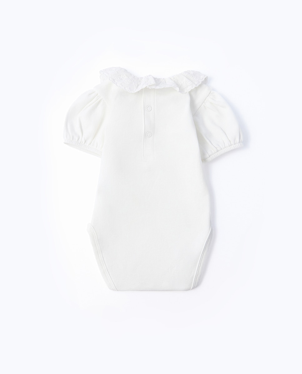 Body com Gola Bordada Sfera Branco-6