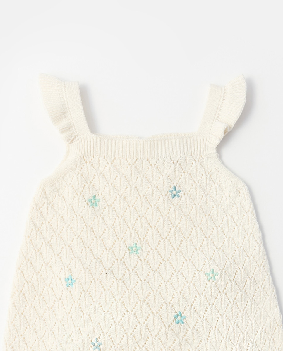 Conjunto de Tricot Bordado Sfera Cru-2