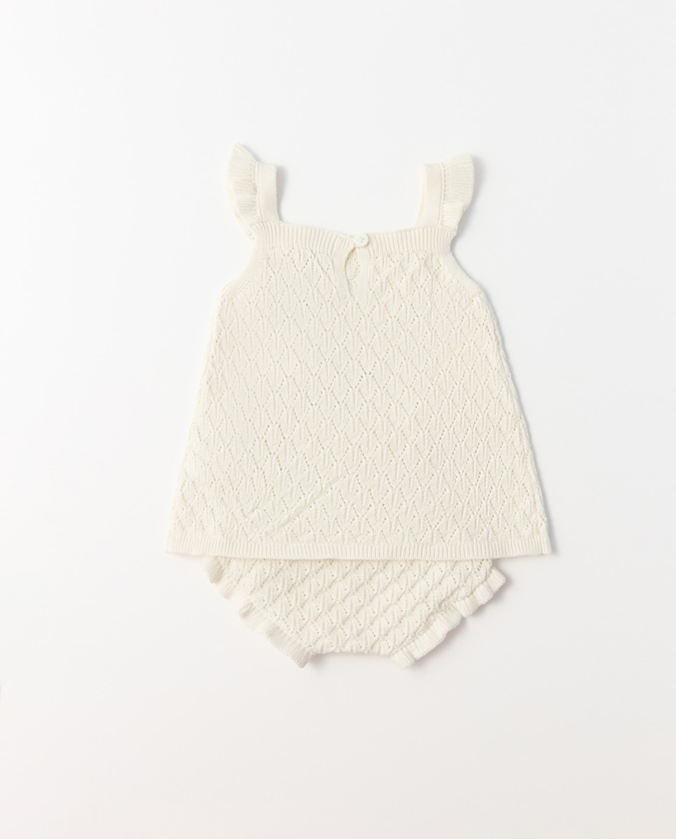 Conjunto de Tricot Bordado Sfera Cru-3