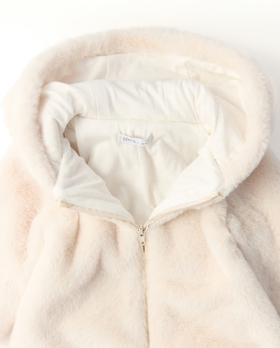 Babygrow de Pelo Teddy Sfera 120 Cru-2
