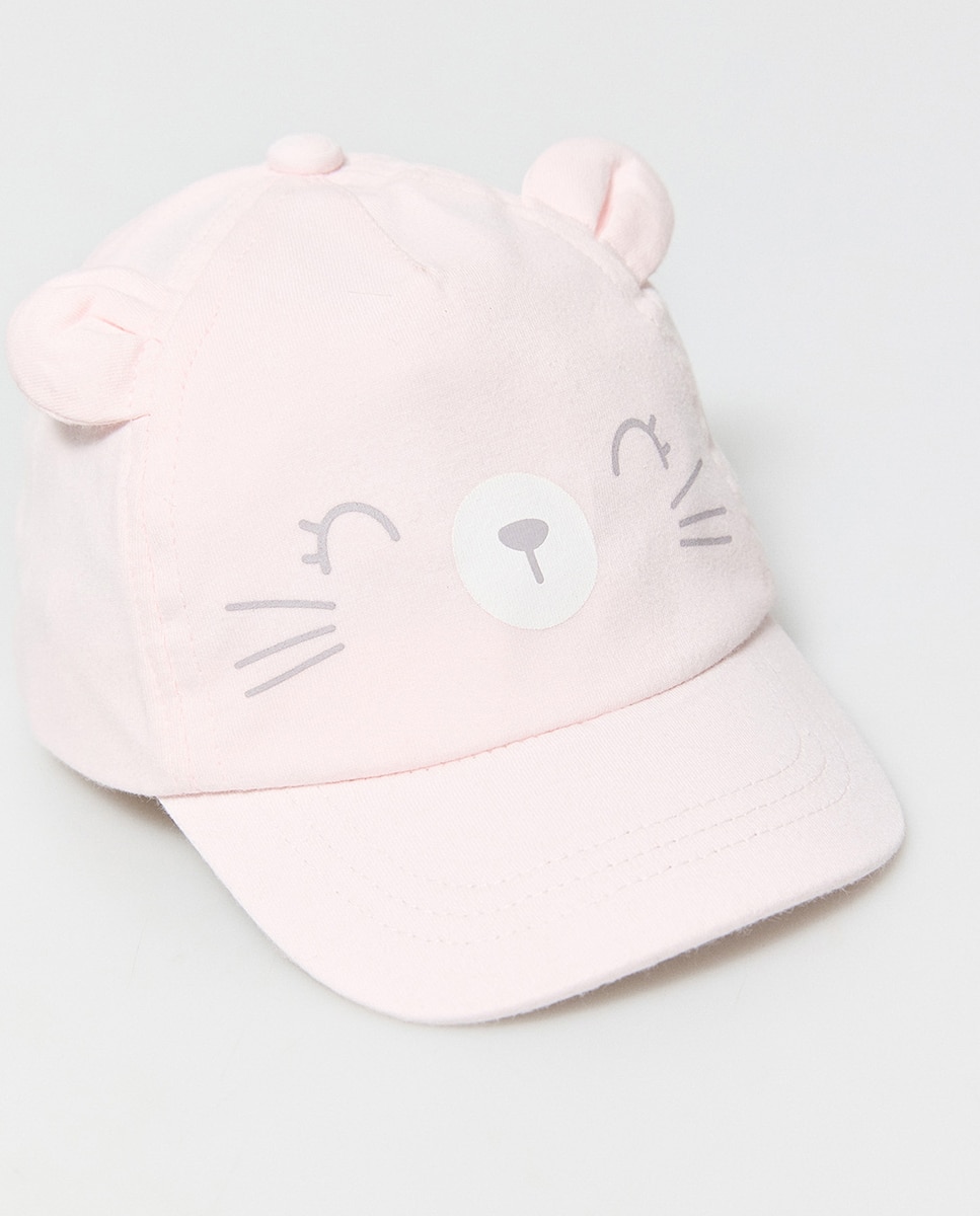 Boné com Cara Rosa-2