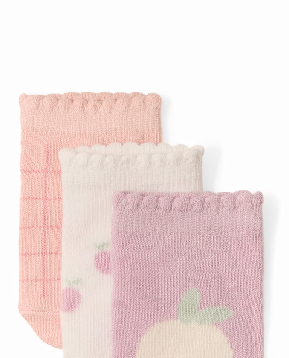 Pack de 3 Pares de Meias Sfera Lilás-2