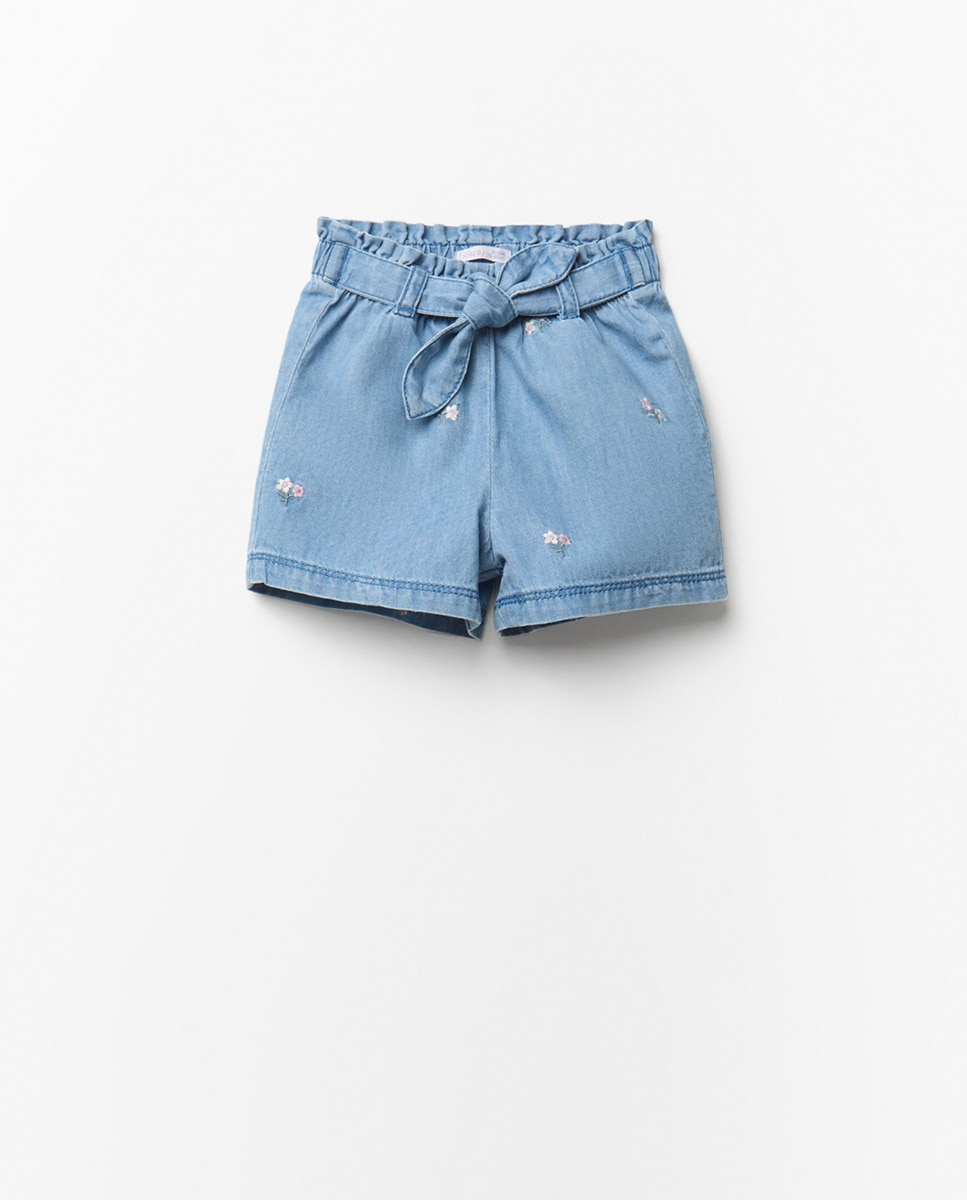 Calções Light Denim Azul-claro-2