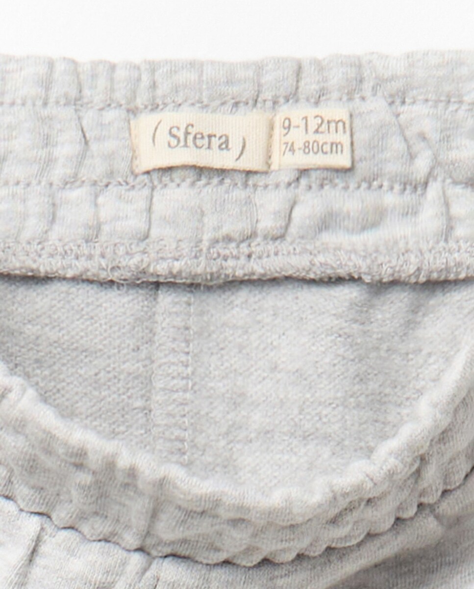 Joggers Mescladas Cinzento-claro-8