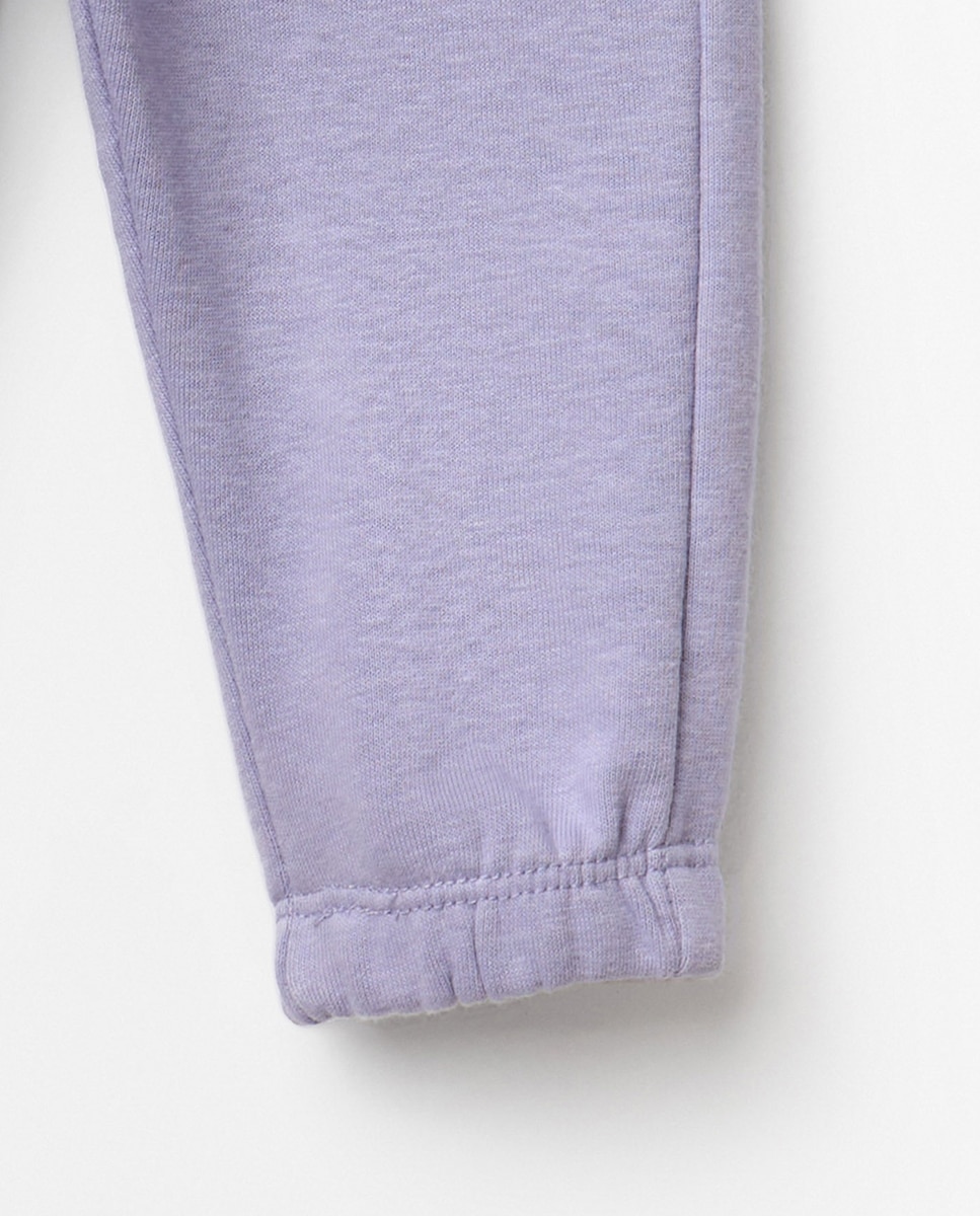 Calças Básicas Lilás-6