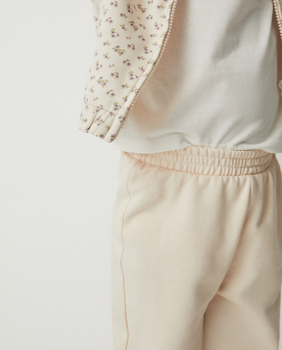 Pantalón basic jogger liso - Sfera - 120 Crudo 120 Crudo-2