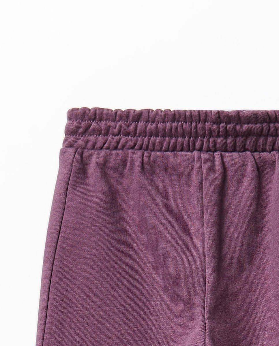Joggers Básicas Lisas Sfera Ameixa-2